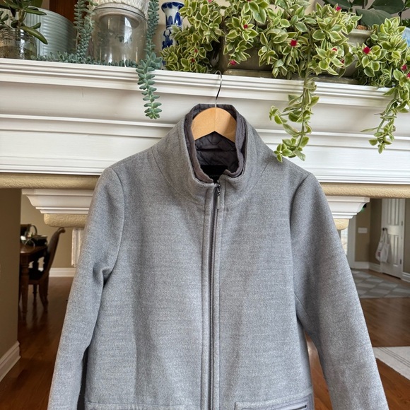 Weatherproof Structured Long Grey Topper Jacket Size Small - Picture 5 of 11